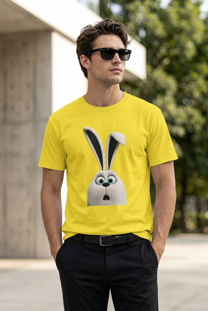 Purple Bunny Aesthetic Casual T-Shirt💜🐰